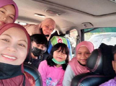 Jaiton and her kids. Source: NST